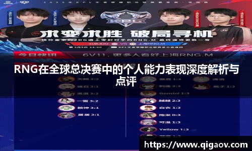 RNG在全球总决赛中的个人能力表现深度解析与点评